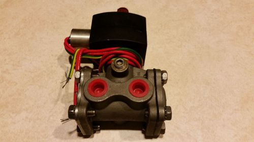 Asco red-hat ii solenoid valve ev8316g381v1 1/4&#034; stainless steel new for sale