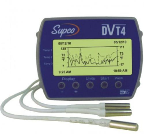 Supco DVT4 4 Temp Data Logger With Display