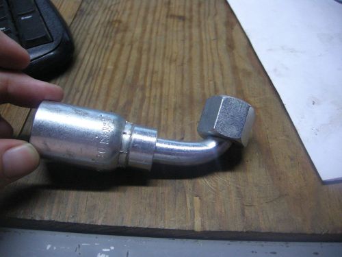 Eaton weatherhead coll-o-crimp 08u-668 90 deg. female swivel tube elbow fitting for sale