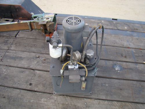 36&#034; x 24&#034; x 21&#034; HYDRAULIC POWER SOURCE 10HP 3PH