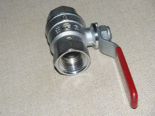 1/2&#034; B&amp;K Stainless Steel Inline Threaded Ball Valve - Italy