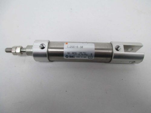 NEW SMC CJ2QD16-30 30MM STROKE 16MM BORE 100PSI PNEUMATIC CYLINDER D362480