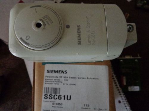 SIEMENS SSC61U POWERMITE VALVE ACTUATOR