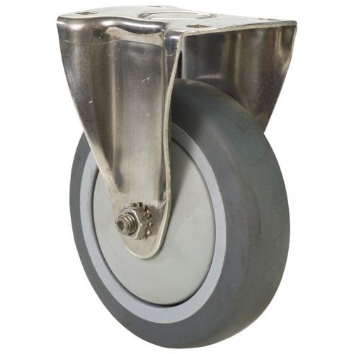 Fairbanks Rigid Stainless Steel Caster-5in x 1 1/4in #14135025