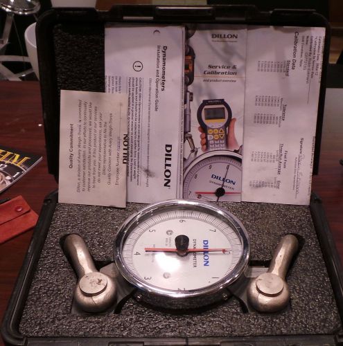 DILLON AP DYNAMOMETER AND CASE 8000LB CAPACITY W/ 50LB DIVISIONS FREE SHIPPING