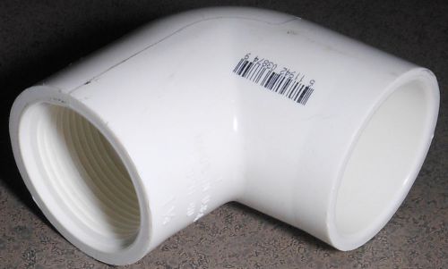 Charlotte 1-1/4 &#034; Pipe 90 Degree Sch 40 Pvc White