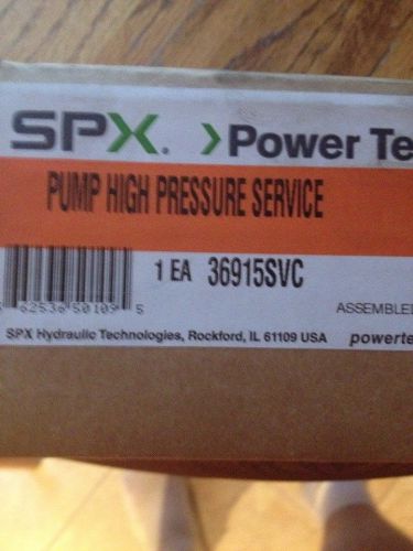 Spx power team 36915 high pressure hydraulic pump assy. for sale