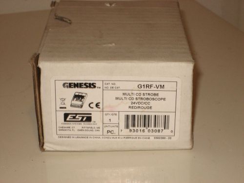 GENESIS/EST G1RF-VM MULTI CD STROBE 24VDC RED