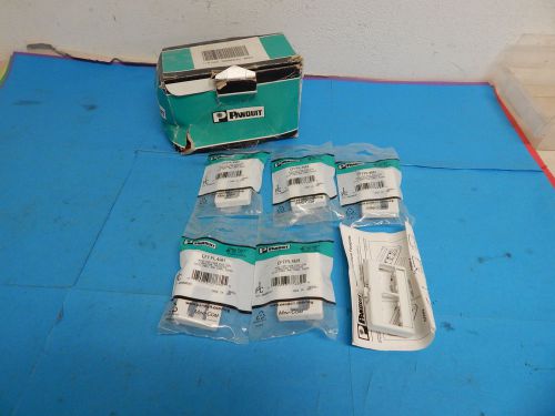 New! Lot of 6 Panduit CFFPL4WH Mini-Com Furniture Faceplate