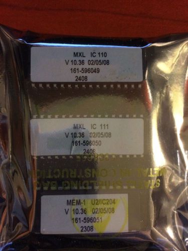 CERBERUS SET  MXL IC 110 &amp; 111 &amp; MEM-1 U2/IC204 REV. 10.3 - NEW - FREE SHIPPING