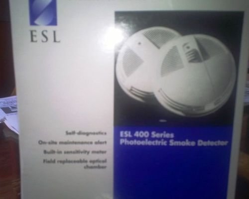 Photoelectric smoke detector ESL 429CT two wire built in heat sensor
