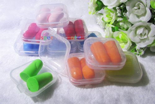 4pcs Foam Ear Plugs Anti Noise Snore Reducer Reusable Earplugs For Study Sleep