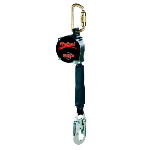 Protecta rebel ad111ar 1&#034; web self retracting 11&#039; lifeline carabiner for sale