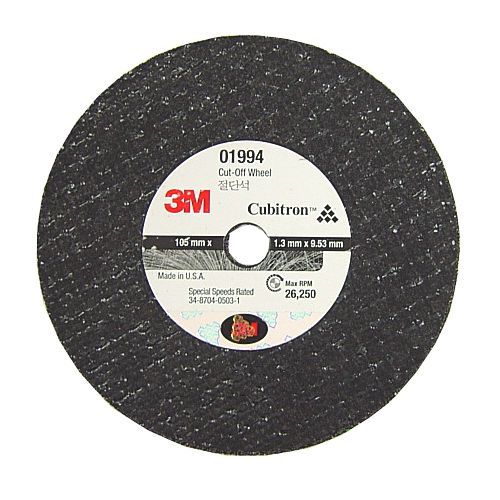 3M Cubitron Cut-Off Wheel 01994, 4.1 in x 1/20 in x 3/8 in,  [ Case / 50 Wheels]