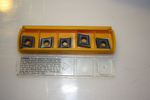 CNGP 432 KC5010 KENNAMETAL CARBIDE INSERTS 5 PIECES