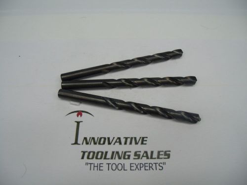 8mm .3149 Dia Jobber Length HSS Drill GP Black Oxide Chicago Latrobe Brand 3pcs