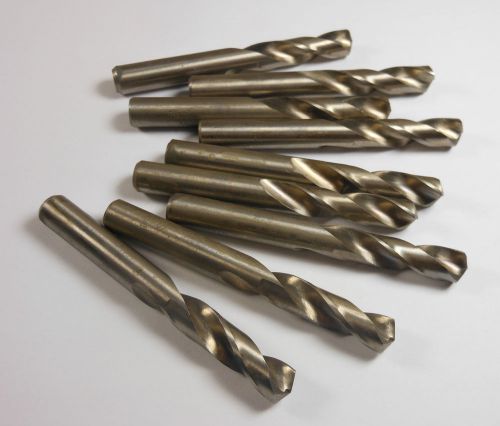 Screw Machine Length Drills 11/32&#034; 135 Deg HSS Qty 9 &lt;1708&gt;