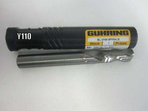 Guhring SL-VHM SPIRALB 73447 END MILL 10.60MM/~.427 DIA. 95MM/3.75&#039;&#039; OAL BRIGHT