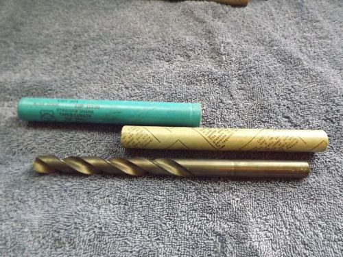 41/64&#034; LONG STRAIGHT SHANK DRILL  lathe milling 9&#034; LENGTH HSS STANDARD TOOL CO.