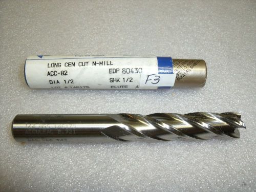 1/2” 4 flute 1/2” x 2” x 4” Fastcut M7 HSS End Mill -NEW – F3