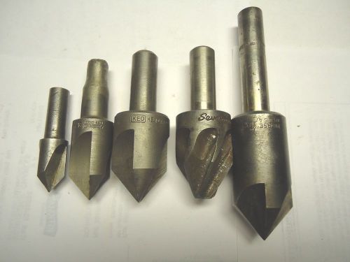 5 COUNTERSINKS 60 &amp; 82 DEGREE