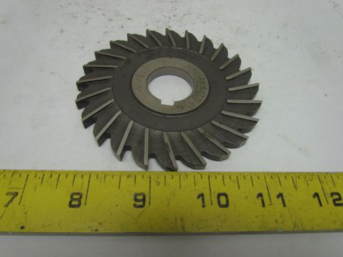 Niagara Straight Tooth Side Milling Cutter 4&#034;x1/4&#034; 24-Teeth 1&#034; Bore