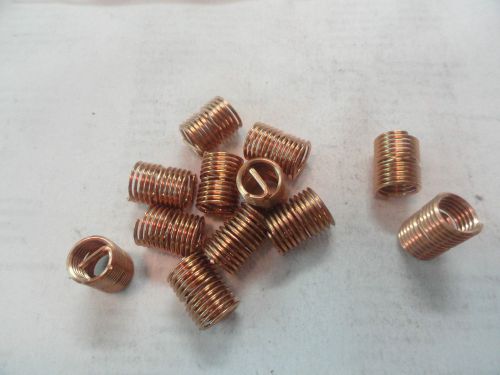 1/4-28 x 2d (.500&#034;) phosphorous bronze screw lock inserts, 3591-4bn-0500 for sale