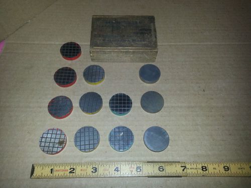 TOOLMAKER&#039;S MACHINIST&#039;S LAPS  LAPPING DISCS PLATES IN VAN KEUREN LAP KIT BOX