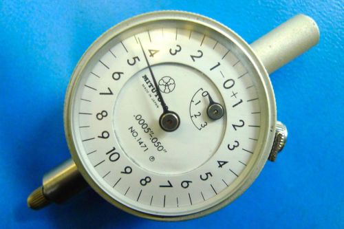 MITUTOYO MODEL 1471 DIAL INDICATOR .0005&#034; -.050&#034; machinist tools *6