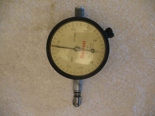 Starrett 25-124 Dial Indicator W/Roller Tip .025&#034; Range .00025 Grad. USA Made