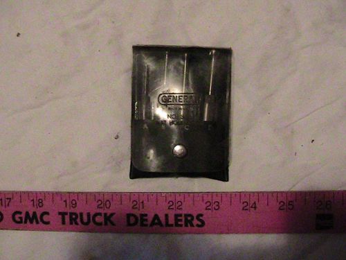 GENERAL TOOLS S-96 SMALL FLAT HOLE GAGES A B C D USA