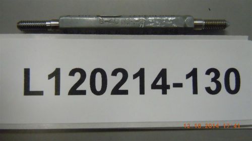 Metro Thread Plug Gage 6-40 NF-2 Go .1218 No Go .1242 Taperlock A-00