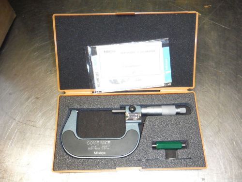 MITUTOYO 159-213 COMBIMIKE DIGITAL VERNIER MICROMETER W/ CASE MACHINIST TOOL