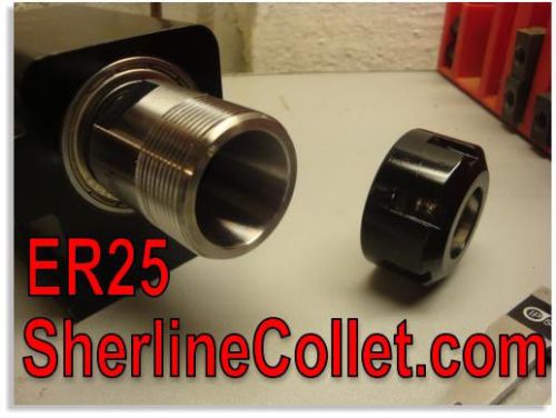 Headstock er-25 .0005&#034; tir collet chuck spindle system for sherline lathe mill for sale