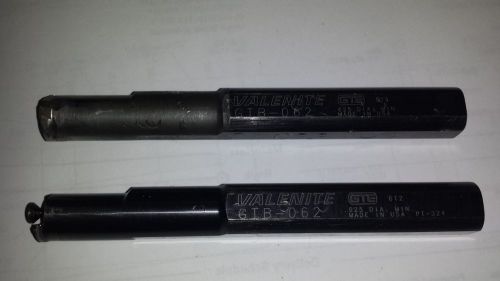 2 valenite lathe grooving/threading bar gtb-062 for sale