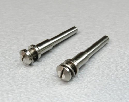 Mandrel 1/4&#034; wheel holder 1/4&#034; shank &amp; screw  set of 2 for sale