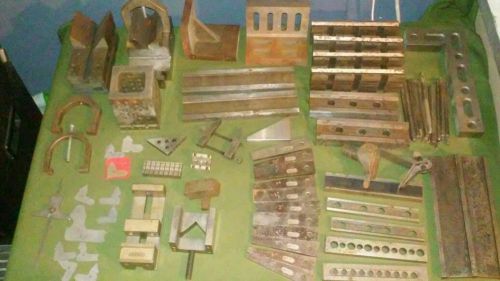 HUGE LOT MACHINIST TOOLS BLOCKS REAMERS PARALLELS VISE PARTS STARRETT MITUTOYO