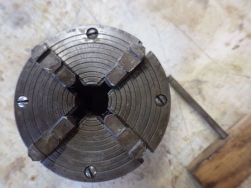 Dunlap 1111714 Metalworking Metal 4&#034; Lathe Chuck 4 Jaw