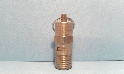 Air Compressor Pressure Relief Valve 200 PSI 1/4 Inch Male NPT ASME Certified