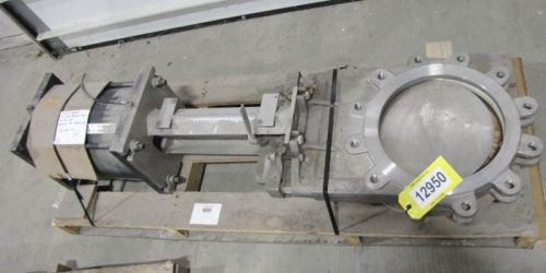 USED 14&#034; FABRI-VALVE - STAINLESS STEEL KNIVE GATE VALVE