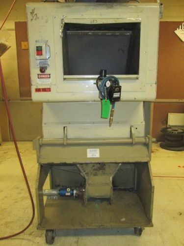 Cumberland 25hp 480volt 3ph 3 blade open rotor plastics granulator tested! good! for sale