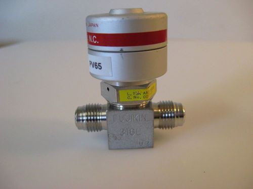 (HD) Fujikin O.P. 0.39~0.59 MPa Type N.C. Pneumatic Valve, SS Fitting, Tel Unity