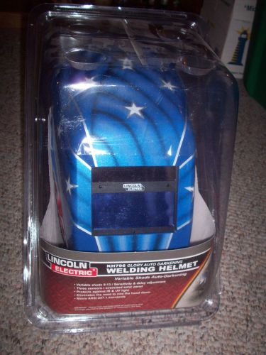 Lincoln Electric Glory Auto Darkening Welding Helmet KH796 NIB new American Flag