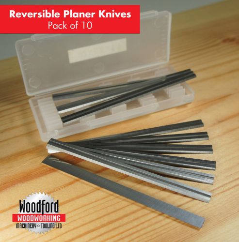 10 x 82mm 3 1/4&#034; inch carbide planer blades makita metabo ryobi elu. for sale