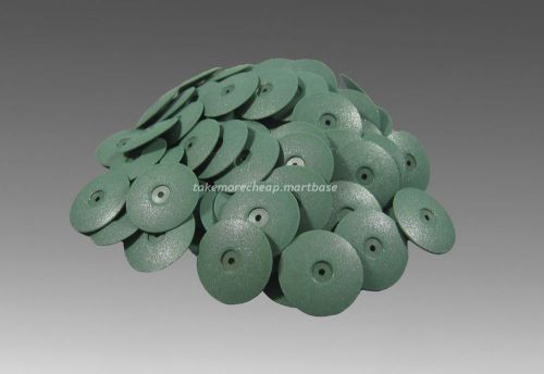 10 Boxes Dental Lab Polishing Wheels Burs Silicone Polishers Rubber Disk Green