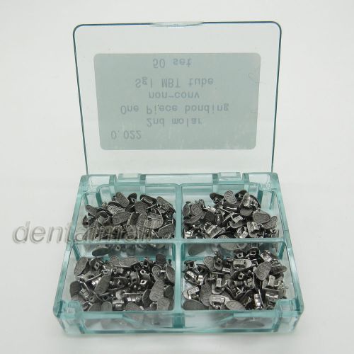 50 Sets Dental Non-Con Monoblock Bonding Mbt 022 2nd Molar Single Buccal Tubes