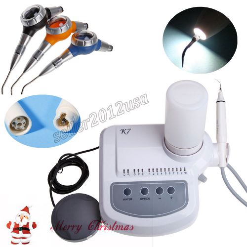 Dental Ultrasonic Fiber Optic Scaler Handpiece Fit DTE Tips + 1PC Air Polisher