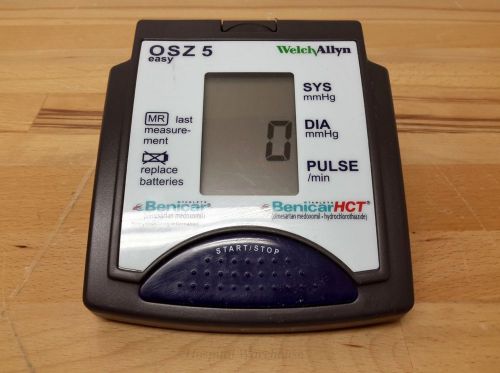 Welch Allyn OSZ 5 easy Auto Inflate Digital Self Test BPM System Lab Exam BP