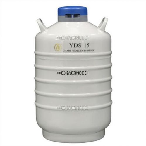 CRYOGENIC 15 LN2 NITROGEN CONTAINER LIQUID YDS-15 TANK DEWAR L