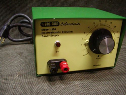 Bio-Rad Electrophoretic Destainer Power Supply Model 1200